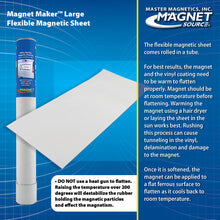 Load image into Gallery viewer, 07060 Magnet Maker™ Flexible Magnetic Sheet - Specification