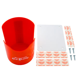 07615 Magnetic Cup Caddy™ Plus, Red - 45 Degree Angle View