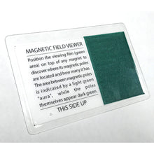 Load image into Gallery viewer, DMVC-1 Magnetic Field Viewer Card - 45 Degree Angle View