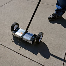 Load image into Gallery viewer, MFSM12 Magnetic Floor Sweeper - Man Sweeping Metal Debris off Sidewalk