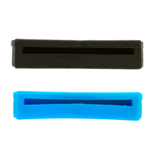 50651 Magnetic Key Caps (2pk, Blue/Black) - Front View