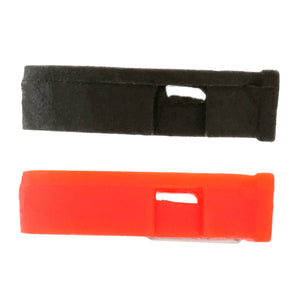 50650 Magnetic Key Caps (2pk, Red/Black) - Top View