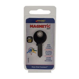 50696 Magnetic Key, M1-69 Black - Side View