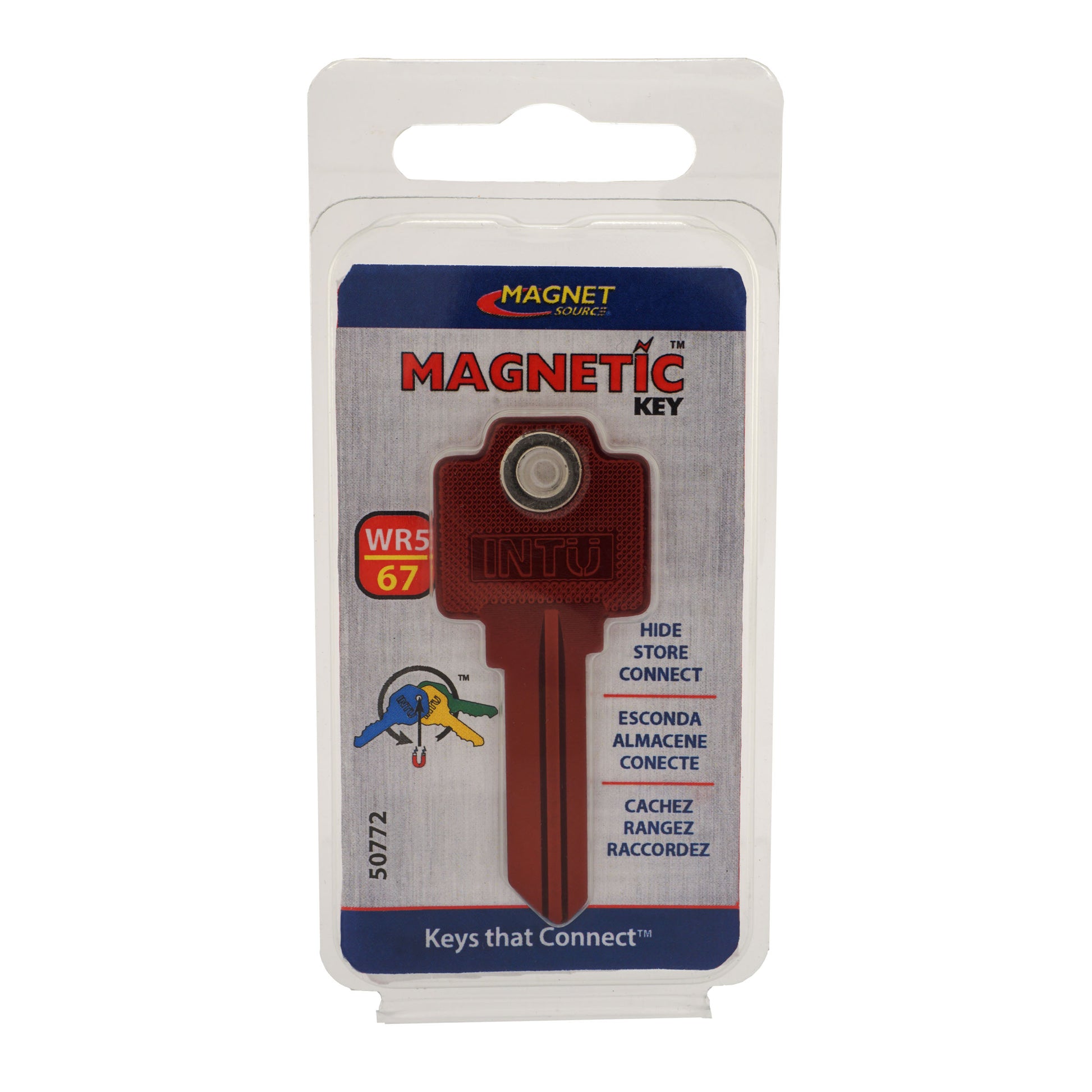 Load image into Gallery viewer, 50772 Magnetic Key, WR5-67 Red - Side View