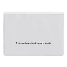 Load image into Gallery viewer, ZGPHP3.5X5MW-CX10 Magnetic Labeling Pocket, Sleeve (10pk) - Top View