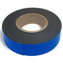 Load image into Gallery viewer, ZGN03040B/WKS50 Magnetic Labeling Strip w/ Blue Vinyl Surface - 45 Degree Angle View