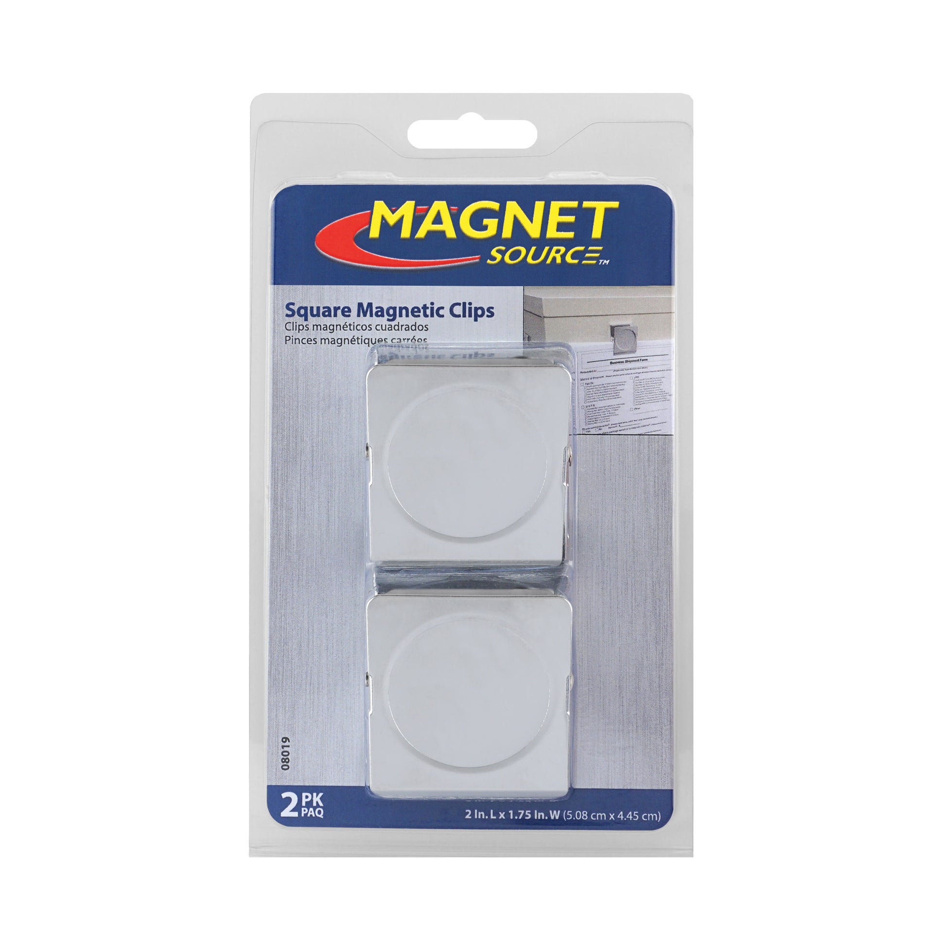 Load image into Gallery viewer, 08019 Magnetic Metal Clips (2pk) - Packaging