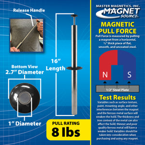 RHS01 Magnetic Retrieving Baton with Release - Specifications