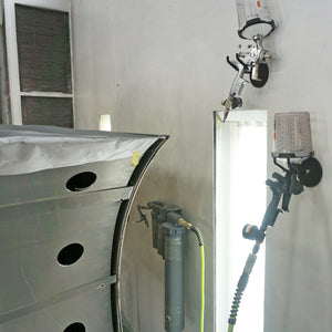 PGHNADR351 Magnetic Spray Gun Holder - In Use