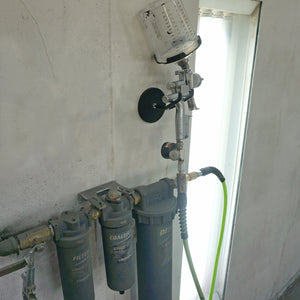 PGHNADR351 Magnetic Spray Gun Holder - In Use