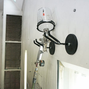 PGHNADR351 Magnetic Spray Gun Holder - In Use