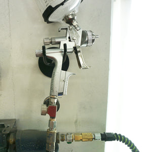 PGHNADR351 Magnetic Spray Gun Holder - In Use