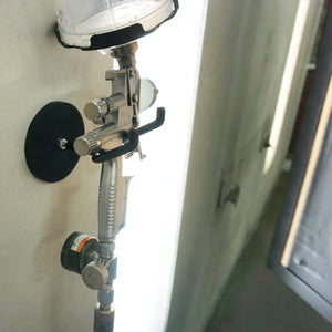 PGHNADR351 Magnetic Spray Gun Holder - In Use