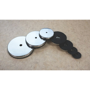 07626 NeoGrip™ Round Base Magnet - Laid out on Table