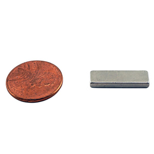 NB001008N Neodymium Block Magnet - 45 Degree Angle View