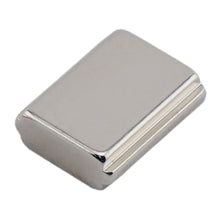 Load image into Gallery viewer, NBGO002502N Neodymium Block Magnet with Groove - Front View