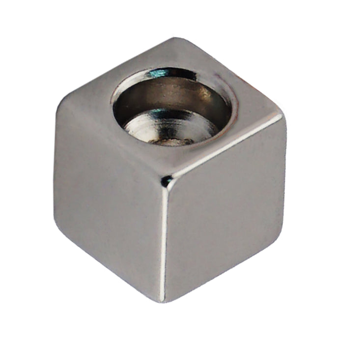 NB005051NCTB Neodymium Counterbore Block Magnet - Front View