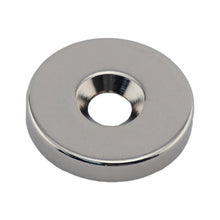 Load image into Gallery viewer, NR010021NCTS Neodymium Countersunk Ring Magnet - Front View