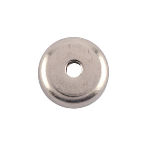 NAC006200NBX Neodymium Countersunk Round Base Assembly - Top View