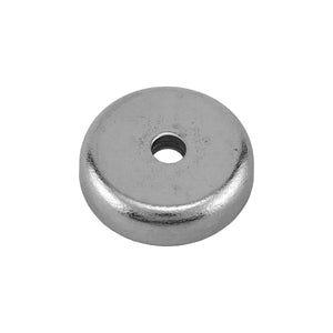 NAC010000NBX Neodymium Countersunk Round Base Assembly - 45 Degree Angle View