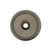 Load image into Gallery viewer, NAC017500NBX Neodymium Countersunk Round Base Assembly - Bottom View