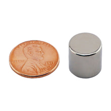 Load image into Gallery viewer, ND151N-35 Neodymium Disc Magnet - Compared to Penny for Size Reference