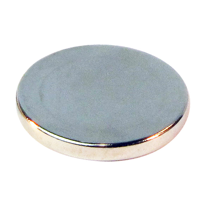 ND45-1X12N Neodymium Disc Magnet - 45 Degree Angle View