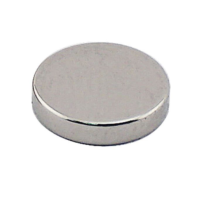 ND45-3607N Neodymium Disc Magnet - 45 Degree Angle View