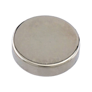 ND45-5012N Neodymium Disc Magnet - 45 Degree Angle View