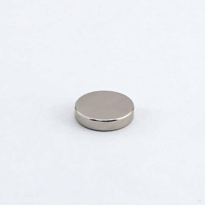 ND45-8706N Neodymium Disc Magnet - 45 Degree Angle View