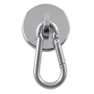 07587 Neodymium Magnetic Carabiner Hook - Bottom View