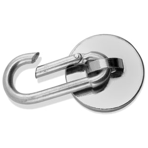 07587 Neodymium Magnetic Carabiner Hook - Back View