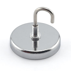 NA012500N Neodymium Magnetic Hook - 45 Degree Angle View