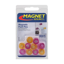 Load image into Gallery viewer, 07509 Neodymium Magnetic Push Pins (10pk) - Packaging