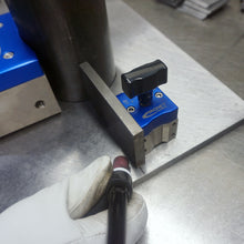 Load image into Gallery viewer, MWS0150 Neodymium On/Off Magnetic Welding Square - In Use