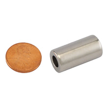 Load image into Gallery viewer, NR005024N Neodymium Ring Magnet - Compared to Penny for Size Reference