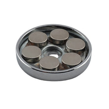 Load image into Gallery viewer, RB45N-NEO Neodymium Round Base Magnet - Bottom View