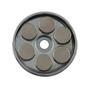 RB45N-NEO Neodymium Round Base Magnet - 45 Degree Angle View