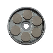 Load image into Gallery viewer, RB45N-NEO Neodymium Round Base Magnet - Bottom View