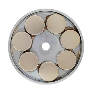 RB70N-NEOBX Neodymium Round Base Magnet - Top View