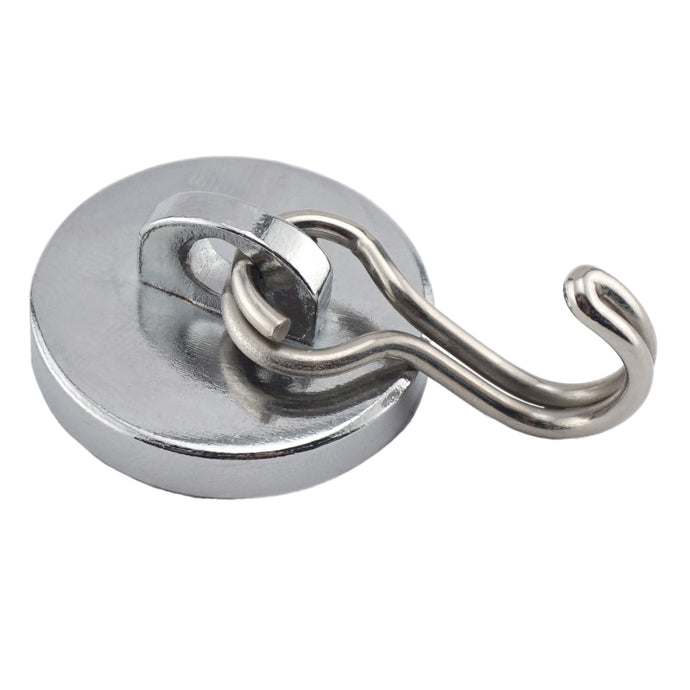 07589 Neodymium Swinging Magnetic Hook - 45 Degree Angle View