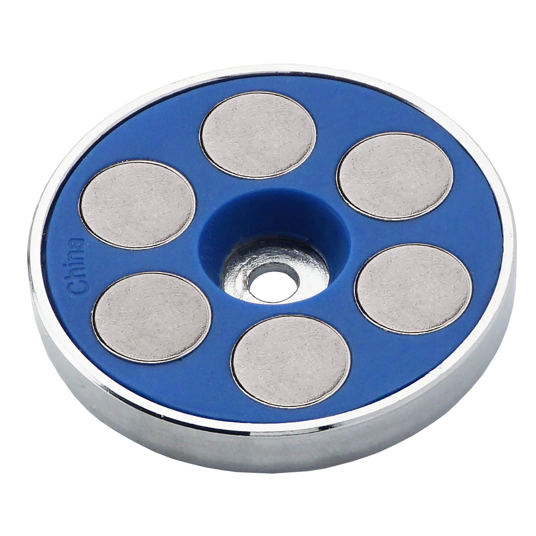 RB50BL-NEOBX Super Blue™ Neodymium Round Base Magnet - Bottom View