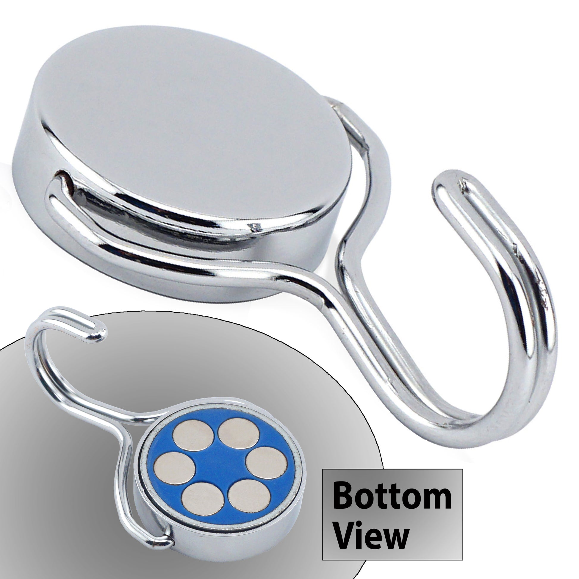 Load image into Gallery viewer, 07548 Super Blue™ Swinging Magnetic Hook - 45 Degree Angle View