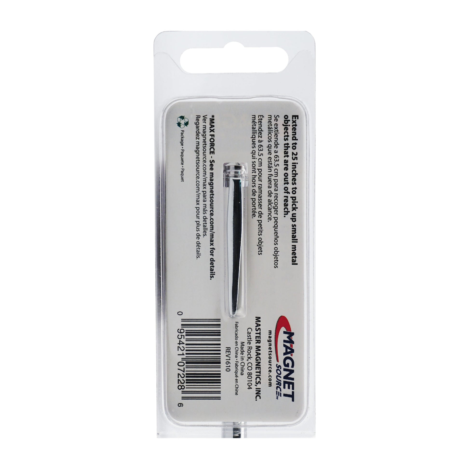 Load image into Gallery viewer, 07228 Telescoping Magnetic Pick-Up Pointer - Back of Packaging