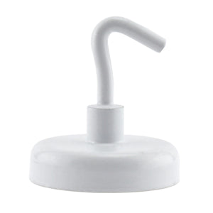 MHHH14 White Magnetic Hook - Side View