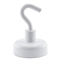 Load image into Gallery viewer, MHHH9X8 White Magnetic Hook (8pk) - Top View