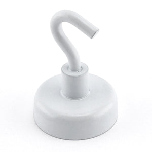 07290 White Magnetic Hooks (2pk) - Front 45 Degree View