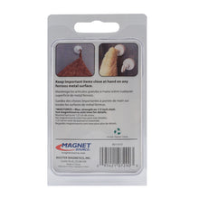 Load image into Gallery viewer, 07290 White Magnetic Hooks (2pk) - Top View