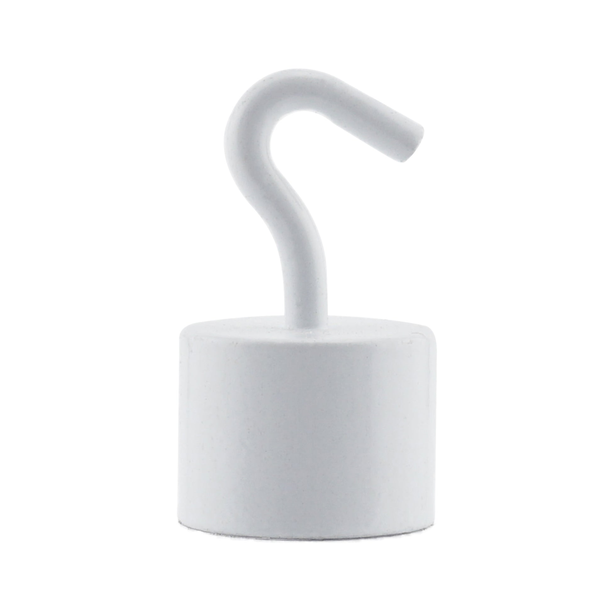 Load image into Gallery viewer, MHHH18 White Neodymium Magnetic Hook - Side View